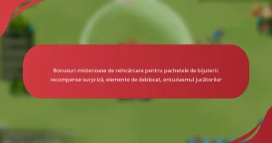 Bonusuri misterioase de reîncărcare pentru pachetele de bijuterii: recompense surpriză, elemente de deblocat, entuziasmul jucătorilor