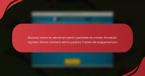 Bonusuri zilnice de reîncărcare pentru pachetele de cristale: Actualizări regulate, Stimuli constanți pentru jucători, Creșteri ale angajamentului