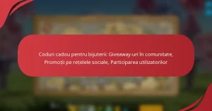 Coduri cadou pentru bijuterii: Giveaway-uri în comunitate, Promoții pe rețelele sociale, Participarea utilizatorilor
