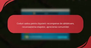Coduri cadou pentru bijuterii: recompense de sărbătoare, recunoașterea etapelor, aprecierea comunității