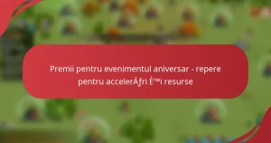Premii pentru evenimentul aniversar – repere pentru accelerări și resurse